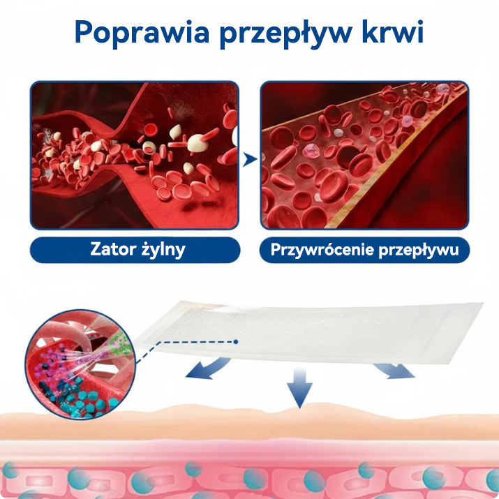🎁 Zostało już tylko 5 opakowań! Teraz możesz otrzymać dodatkowe 50% ZNIŻKI! 🎉🇵🇱👨‍⚕️✅TAILEDEN® VeinEase Plastry z Mikronakłuciami⚡Natychmiastowa ulga, długotrwałe rezultaty