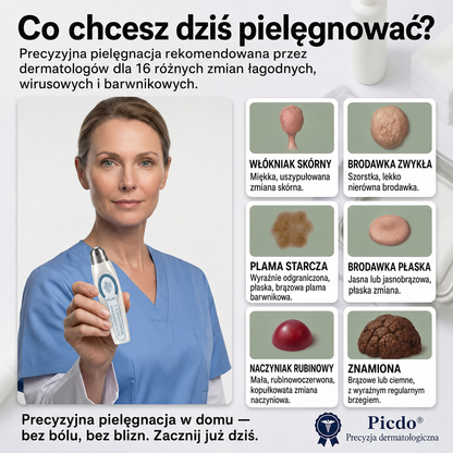 𝐎𝐟𝐢𝐜𝐣𝐚𝐥𝐧𝐲 𝐒𝐤𝐥𝐞𝐩 𝐌𝐚𝐫𝐤𝐢 | 🧿 𝐏i𝐜𝐝o® 7-dniowy roller do pielęgnacji włókniaków i plamek skórnych — bez bólu, bez blizn 🌀