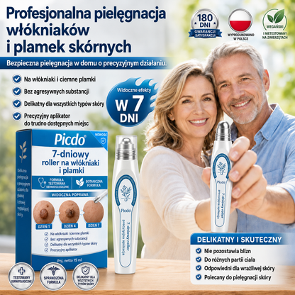 𝐎𝐟𝐢𝐜𝐣𝐚𝐥𝐧𝐲 𝐒𝐤𝐥𝐞𝐩 𝐌𝐚𝐫𝐤𝐢 | 🧿 𝐏i𝐜𝐝o® 7-dniowy roller do pielęgnacji włókniaków i plamek skórnych — bez bólu, bez blizn 🌀